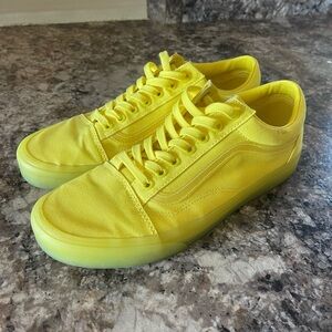 Yellow Vans WORN ONCE